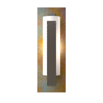 Vertical Bar Forged Vertical Bar Sconce - Cherry or Copper Backplate in Dark Smoke (39|217186-SKT-07-CP-GG0065)