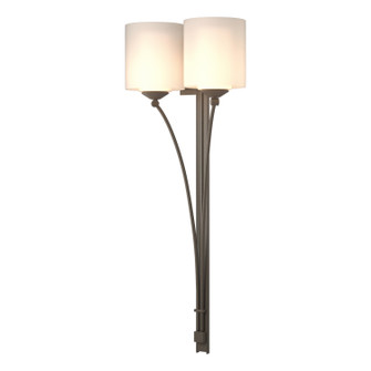 Formae Formae Contemporary 2 Light Sconce in Dark Smoke (39|204672-SKT-07-GG0169)