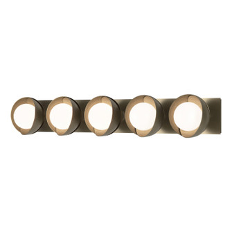 Brooklyn Brooklyn 5-Light Straight Double Shade Bath Sconce in Soft Gold (39|201379-SKT-84-84-GG0711)