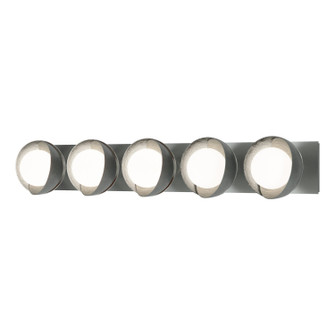 Brooklyn Brooklyn 5-Light Straight Double Shade Bath Sconce in Vintage Platinum (39|201379-SKT-82-85-GG0711)
