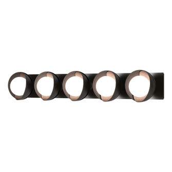 Brooklyn Brooklyn 5-Light Straight Double Shade Bath Sconce in Oil Rubbed Bronze (39|201379-SKT-14-10-GG0711)