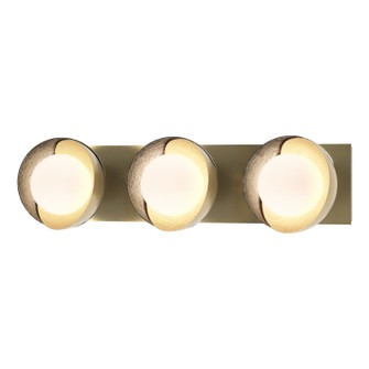 Brooklyn Brooklyn 3-Light Straight Double Shade Bath Sconce in Modern Brass (39|201378-SKT-86-85-GG0711)