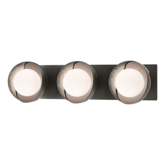 Brooklyn Brooklyn 3-Light Straight Double Shade Bath Sconce in Oil Rubbed Bronze (39|201378-SKT-14-85-GG0711)