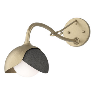 Brooklyn Brooklyn 1-Light Double Shade Long-Arm Sconce in Soft Gold (39|201377-SKT-84-20-GG0711)