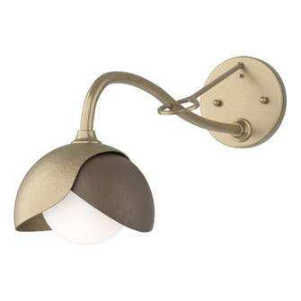 Brooklyn Brooklyn 1-Light Double Shade Long-Arm Sconce in Soft Gold (39|201377-SKT-84-05-GG0711)