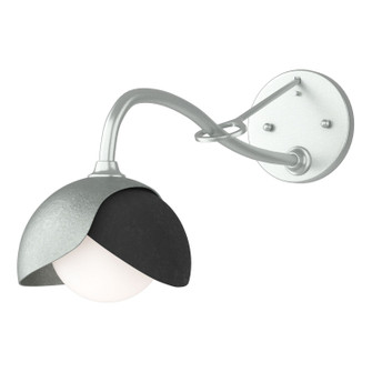 Brooklyn Brooklyn 1-Light Double Shade Long-Arm Sconce in Vintage Platinum (39|201377-SKT-82-10-GG0711)