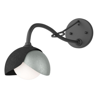 Brooklyn Brooklyn 1-Light Double Shade Long-Arm Sconce in Black (39|201377-SKT-10-82-GG0711)