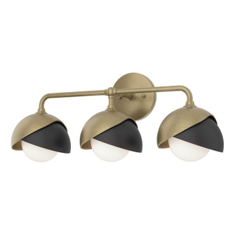 Brooklyn Brooklyn 3-Light Double Shade Bath Sconce in Soft Gold (39|201375-SKT-84-10-GG0711)