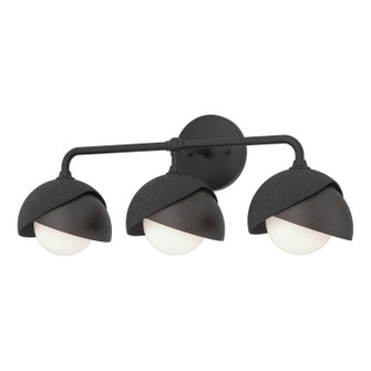 Brooklyn Brooklyn 3-Light Double Shade Bath Sconce in Black (39|201375-SKT-10-14-GG0711)