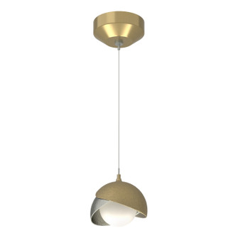 Brooklyn Brooklyn Double Shade Low Voltage Mini Pendant in Modern Brass (39|161183-SKT-STND-86-85-GG0711)