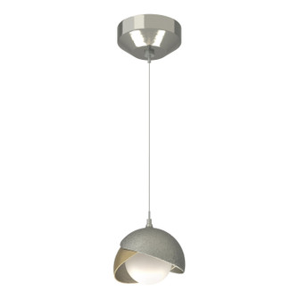 Brooklyn Brooklyn Double Shade Low Voltage Mini Pendant in Sterling (39|161183-SKT-STND-85-86-GG0711)
