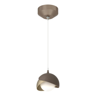Brooklyn One Light Mini Pendant in Bronze (39|161183-SKT-STND-05-84-GG0711)