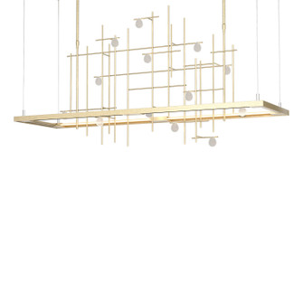 Four Seasons Spring LED Pendant in Soft Gold (39|139752-LED-LONG-84-YG0500)