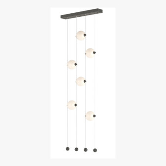 Abacus Abacus 6-Light Ceiling-to-Floor LED Pendant in Natural Iron (39|139055-LED-STND-20-GG0668)