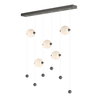 Abacus Abacus 5-Light LED Pendant in Natural Iron (39|139050-LED-STND-20-GG0668)