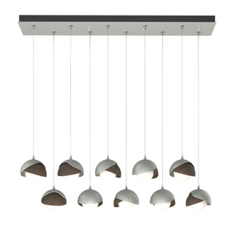Brooklyn Brooklyn 10-Light Double Shade Pendant in Vintage Platinum (39|131205-SKT-STND-82-05-GG0711)