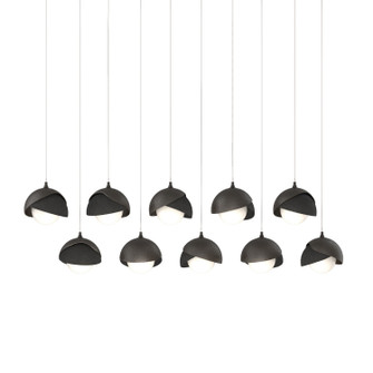 Brooklyn Brooklyn 10-Light Double Shade Pendant in Oil Rubbed Bronze (39|131205-SKT-LONG-14-10-GG0711)