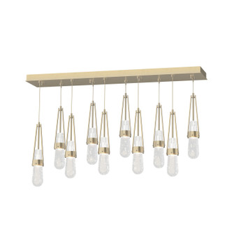 Link Link 10-Light Blown Glass Pendant in Modern Brass (39|131200-SKT-STND-86-YG0434)