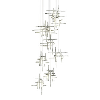 Tura LED Pendant in Sterling (39|131109-SKT-LONG-85-YC0305)