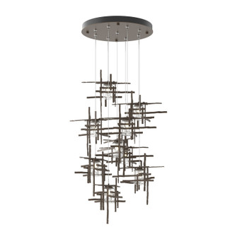 Tura Tura 9-Light Seeded Glass Pendant in Bronze (39|131107-SKT-STND-05-II0728)