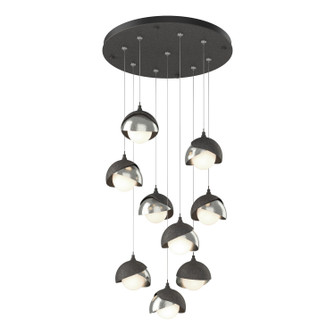 Brooklyn Brooklyn 9-Light Double Shade Pendant in Natural Iron (39|131105-SKT-STND-20-85-GG0711)
