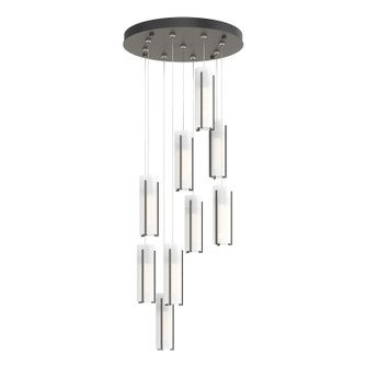 Exos Glass Exos Glass 9-Light Pendant in Natural Iron (39|131104-SKT-STND-20-GG0065)