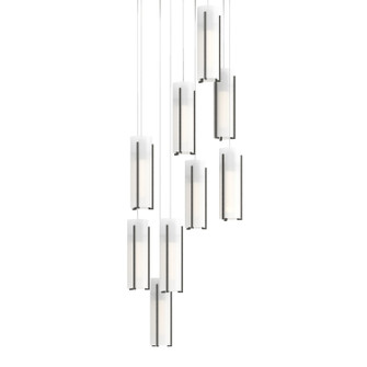 Exos Glass Exos Glass 9-Light Pendant in Natural Iron (39|131104-SKT-LONG-20-GG0065)
