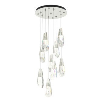 Luma Luma 9-Light Large Crystal Pendant in Sterling (39|131101-SKT-STND-85-CR)