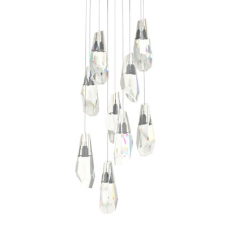 Luma Luma 9-Light Large Crystal Pendant in Oil Rubbed Bronze (39|131101-SKT-LONG-14-CR)
