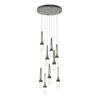 Link Link 9-Light Blown Glass Pendant in Oil Rubbed Bronze (39|131100-SKT-STND-14-YG0434)