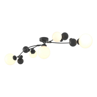 Sprig Five Light Semi-Flush Mount in Black (39|128715-SKT-10-GG0639)