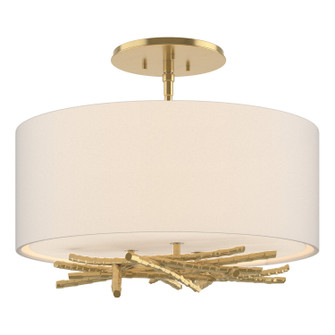Brindille Three Light Semi Flush Mount in Modern Brass (39|127660-SKT-86-SE1505)