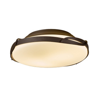 Flora Two Light Flush Mount in Black (39|126740-SKT-10-GG0097)