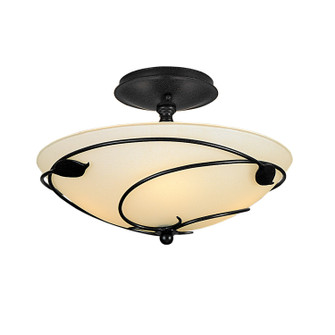 Leaf Two Light Semi-Flush Mount in Dark Smoke (39|126712-SKT-07-SS0048)