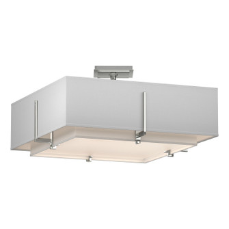 Exos Exos Square Double Shade Semi-Flush in Sterling (39|126510-SKT-85-SF1605-SF2012)