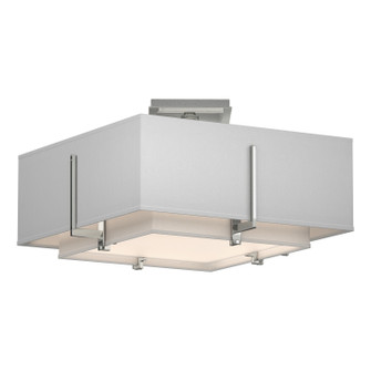 Exos Exos Square Small Double Shade Semi-Flush in Sterling (39|126507-SKT-85-SF1205-SF1605)