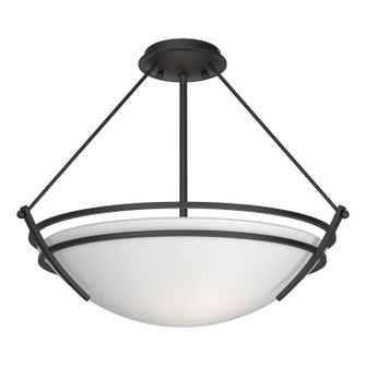 Tryne Three Light Semi-Flush Mount in Black (39|124432-SKT-10-GG0020)