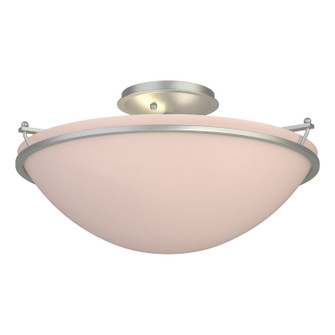 Simple Lines Three Light Semi-Flush Mount in Vintage Platinum (39|124304-SKT-82-SS0053)