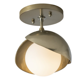 Brooklyn One Light Semi-Flush Mount in Modern Brass (39|121377-SKT-86-85-GG0711)