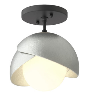 Brooklyn Brooklyn 1-Light Double Shade Semi-Flush in Black (39|121377-SKT-10-82-GG0711)