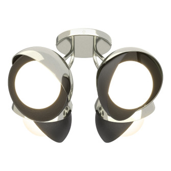 Brooklyn Four Light Semi-Flush Mount in Sterling (39|121376-SKT-85-07-GG0711)