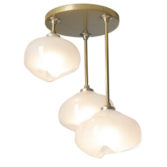 Ume Ume 3-Light Semi-Flush in Sterling (39|121373-SKT-85-FD0710)