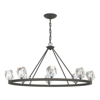 Gatsby Eight Light Chandelier in Natural Iron (39|105021-SKT-20-CR)