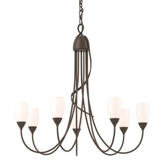 Flora Seven Light Chandelier in Bronze (39|103049-SKT-05-GG0444)