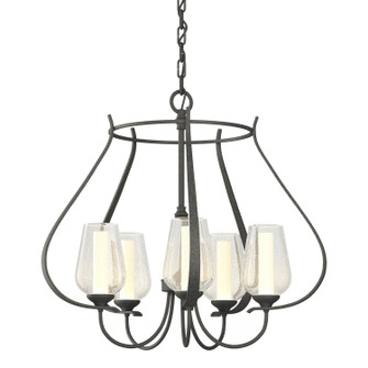 Flora Five Light Chandelier in Natural Iron (39|103045-SKT-20-ZS0354)