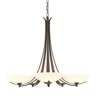Aegis Five Light Chandelier in Bronze (39|101261-SKT-05-GG0123)