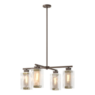 Polaris Polaris Outdoor 4-Light Pendant in Coastal Bronze (39|364213-SKT-MULT-75-70-ZM0093)