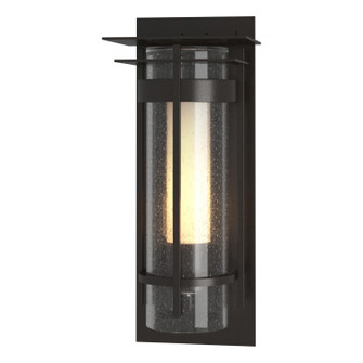 Torch Torch Small Outdoor Sconce with Top Plate in Coastal Oil Rubbed Bronze (39|305996-SKT-14-ZS0654)