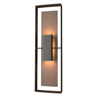 Shadow Box Two Light Outdoor Wall Sconce in Coastal Oil Rubbed Bronze (39|302607-SKT-14-75-ZM0546)