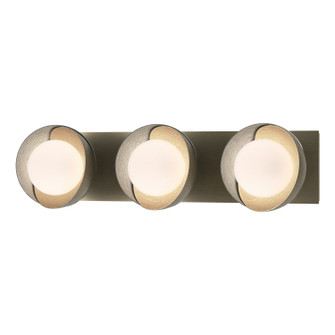 Brooklyn Brooklyn 3-Light Straight Double Shade Bath Sconce in Soft Gold (39|201378-SKT-84-82-GG0711)